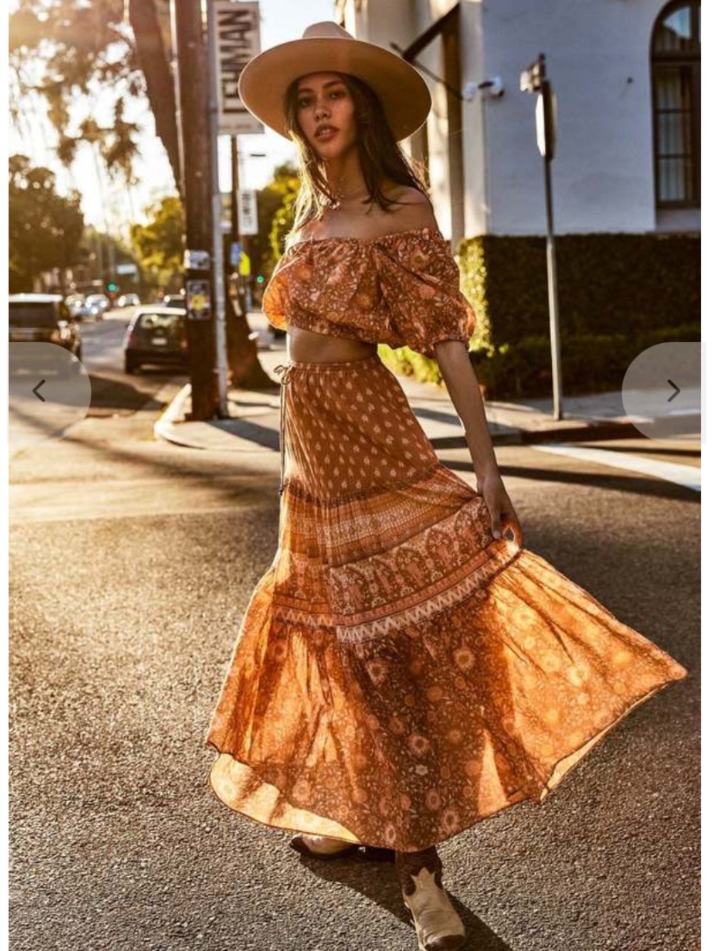 Spell Utopia maxi skirt